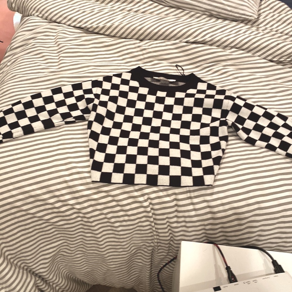 Checkered long sleeve
